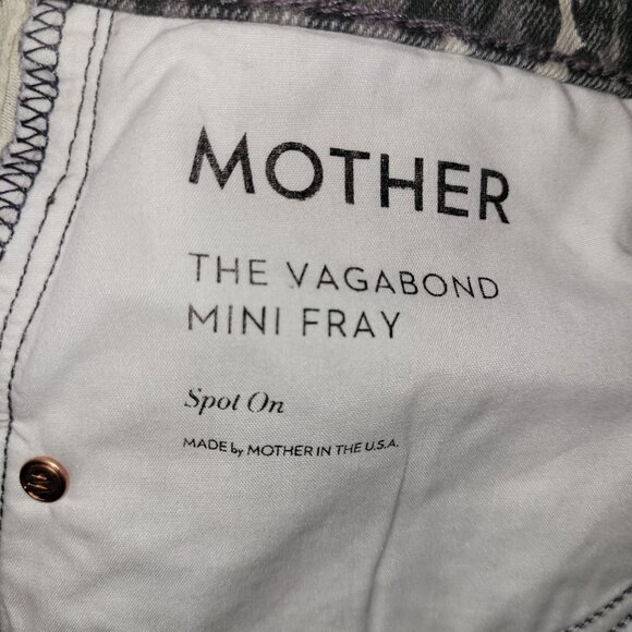 MOTHER Black and White Animal Print Skirt - Picture 11 of 14